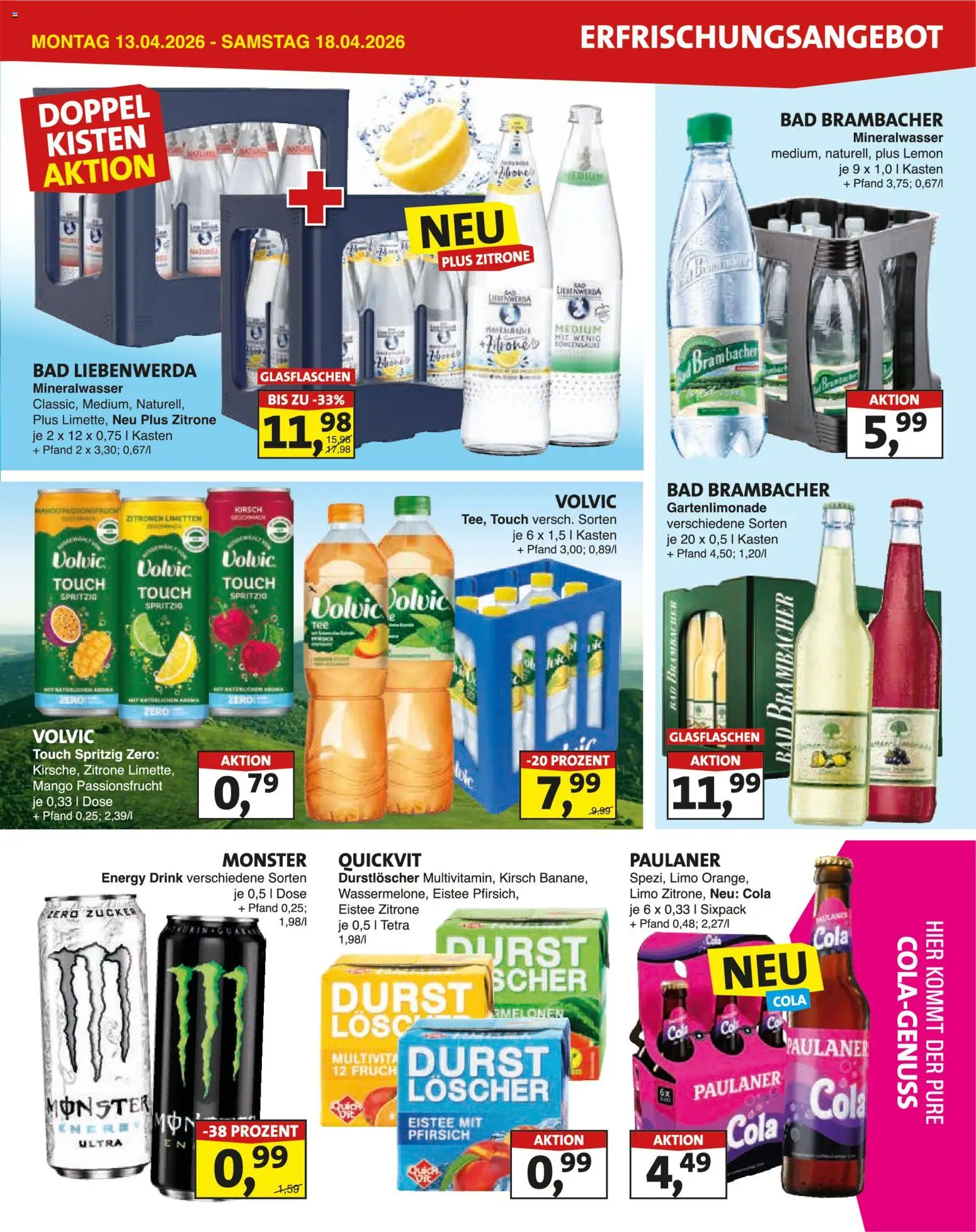 Lösch Depot Prospekt – gültig ab 13.04.2026 | Seite: 3 | Produkte: Durstloscher, Energy, Mango, Zitronen