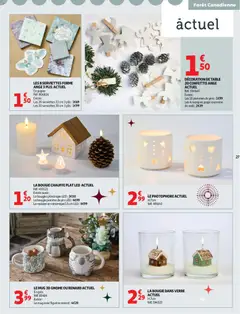 Auchan - Bon Noël et Bonnes Affaires : Sélection déco - Voorbeeld van een folder van Auchan, geldig van 12.11.2025 | Pagina: 27 | Producten: La, Papier, Pin