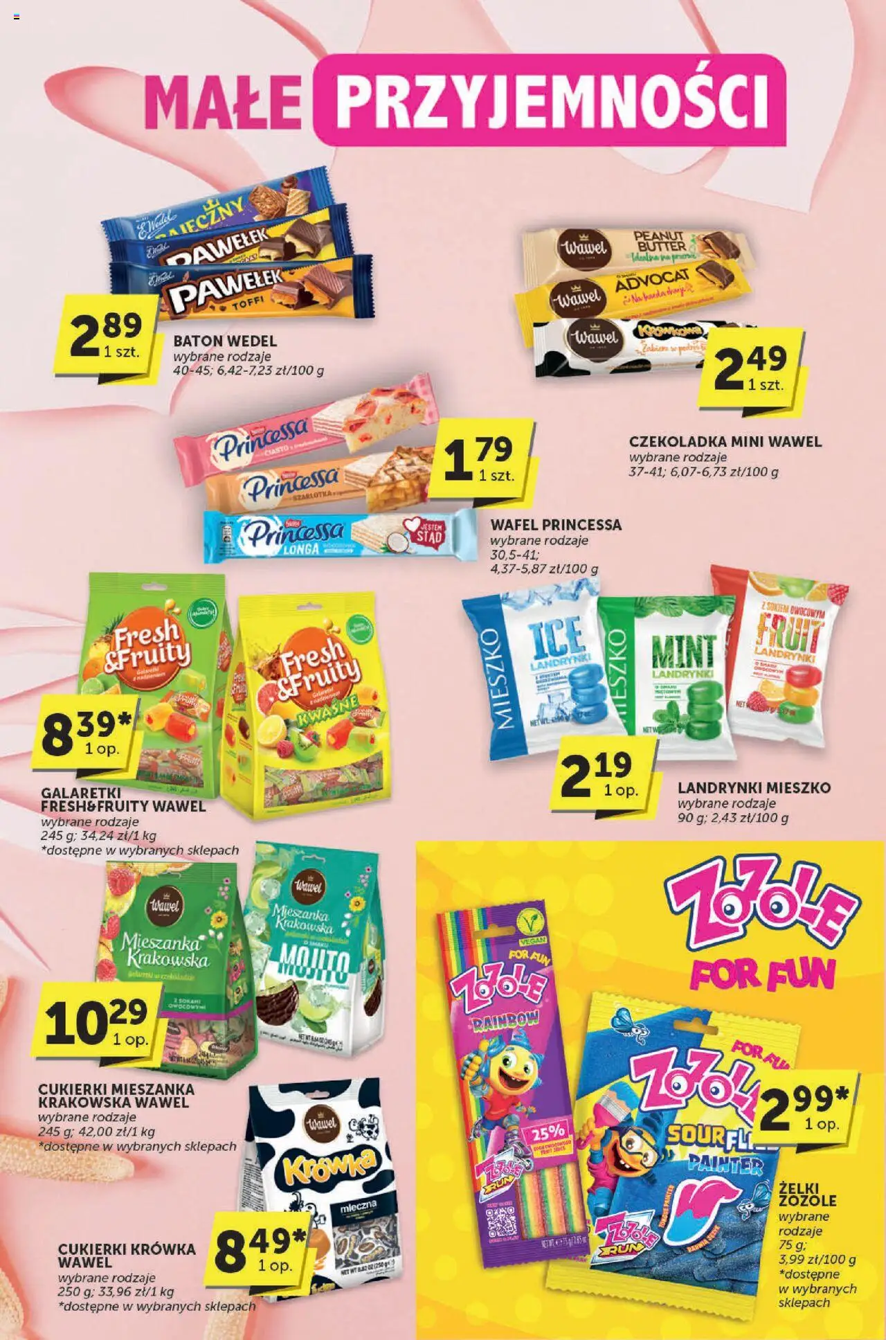 Groszek Gazetka - Katalog od 12.06.2025 | Strona: 22 | Produkty: Mieszanka krakowska, Krowka, Baton, Żelki