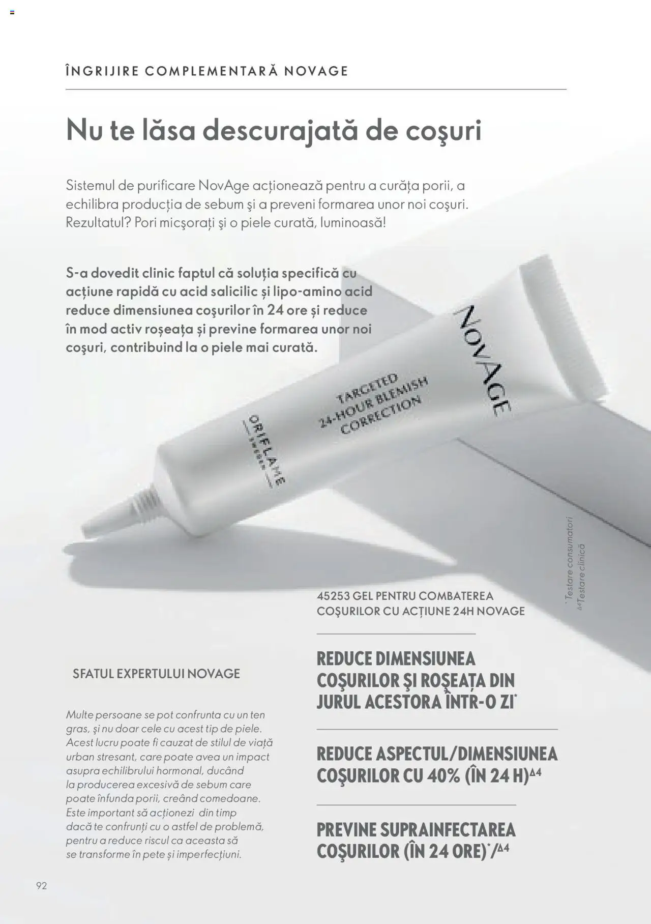 Oriflame catalog - Ghidul NOVAGE+ – valabil de la 01.03.2023 | Pagină: 92