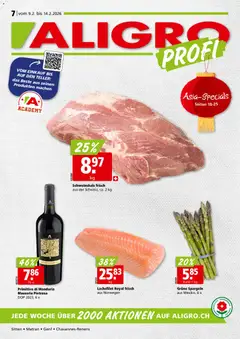 Aligro Aktionen Chavannes, Matran, Genf, Sitten ab 09.02.2026 gültig