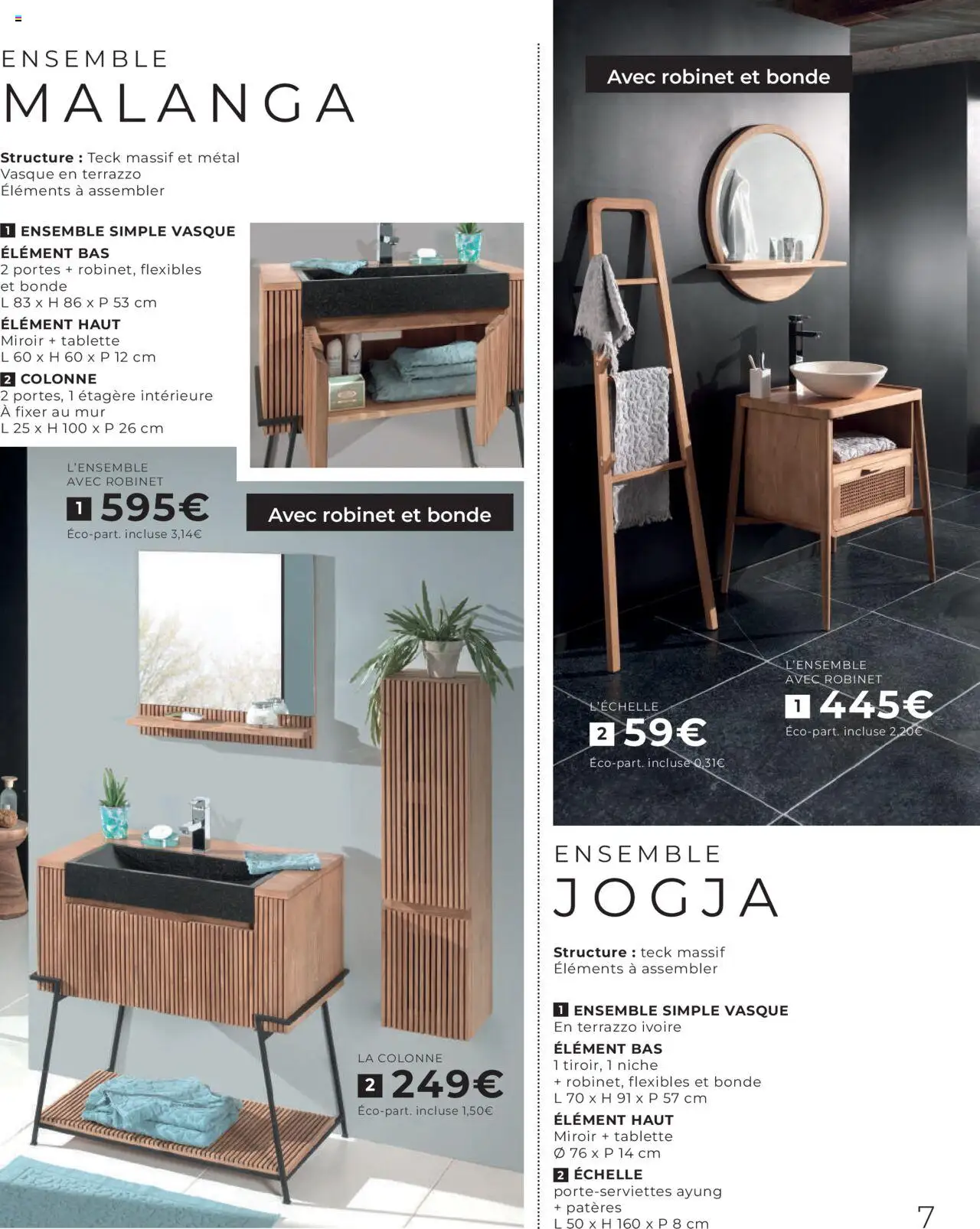  | Page: 7 | Produits: Tablette, Étagère, Portes, Miroir