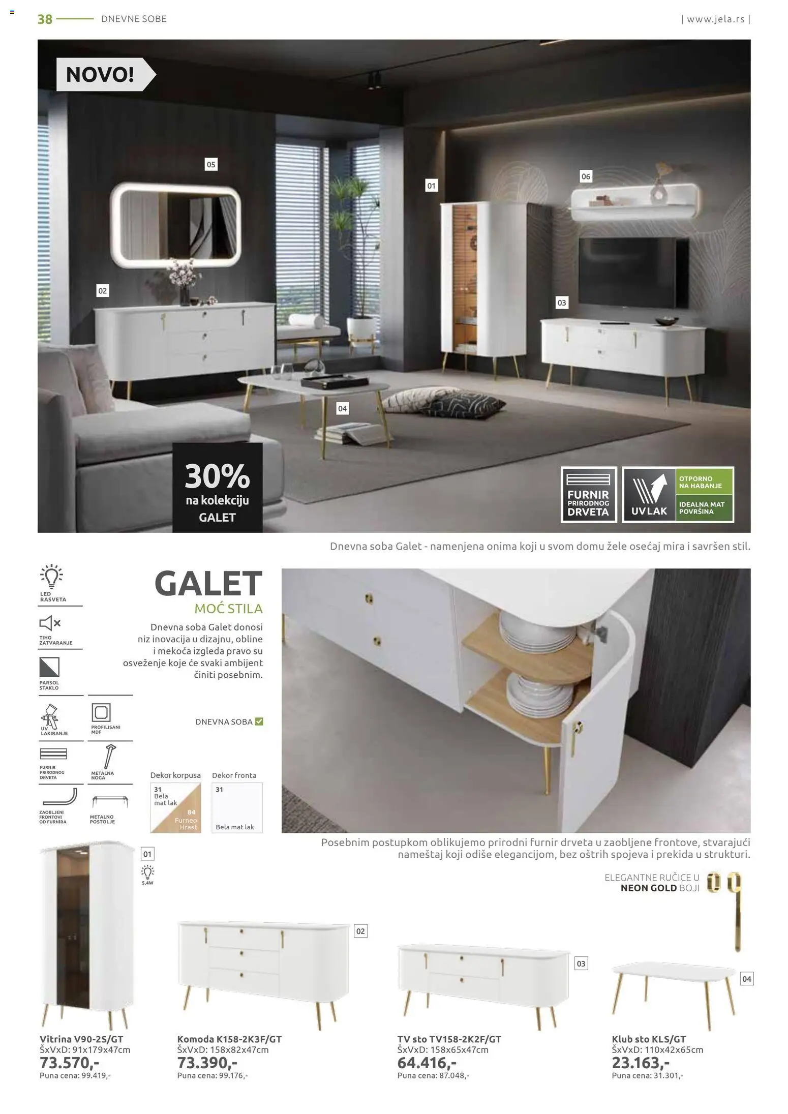Jela katalog - važi od 06.04.2026 | Strana: 38 | Proizvode: Komoda, Sto