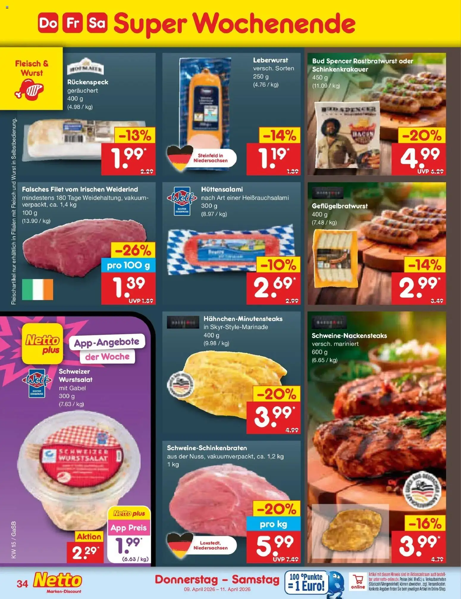 Netto Marken-Discount Prospekt Bremen-Lesum	 – gültig ab 07.04.2026 | Seite: 50 | Produkte: Wurst, Fleisch