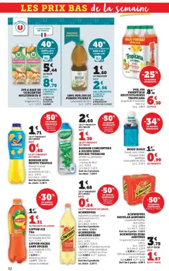 Hyper U - Prévisualisation de Hyper U catalogue valide à partir de 04.11.2025 | Page: 32 | Produits: Citron, Framboise, Menthe, Ananas