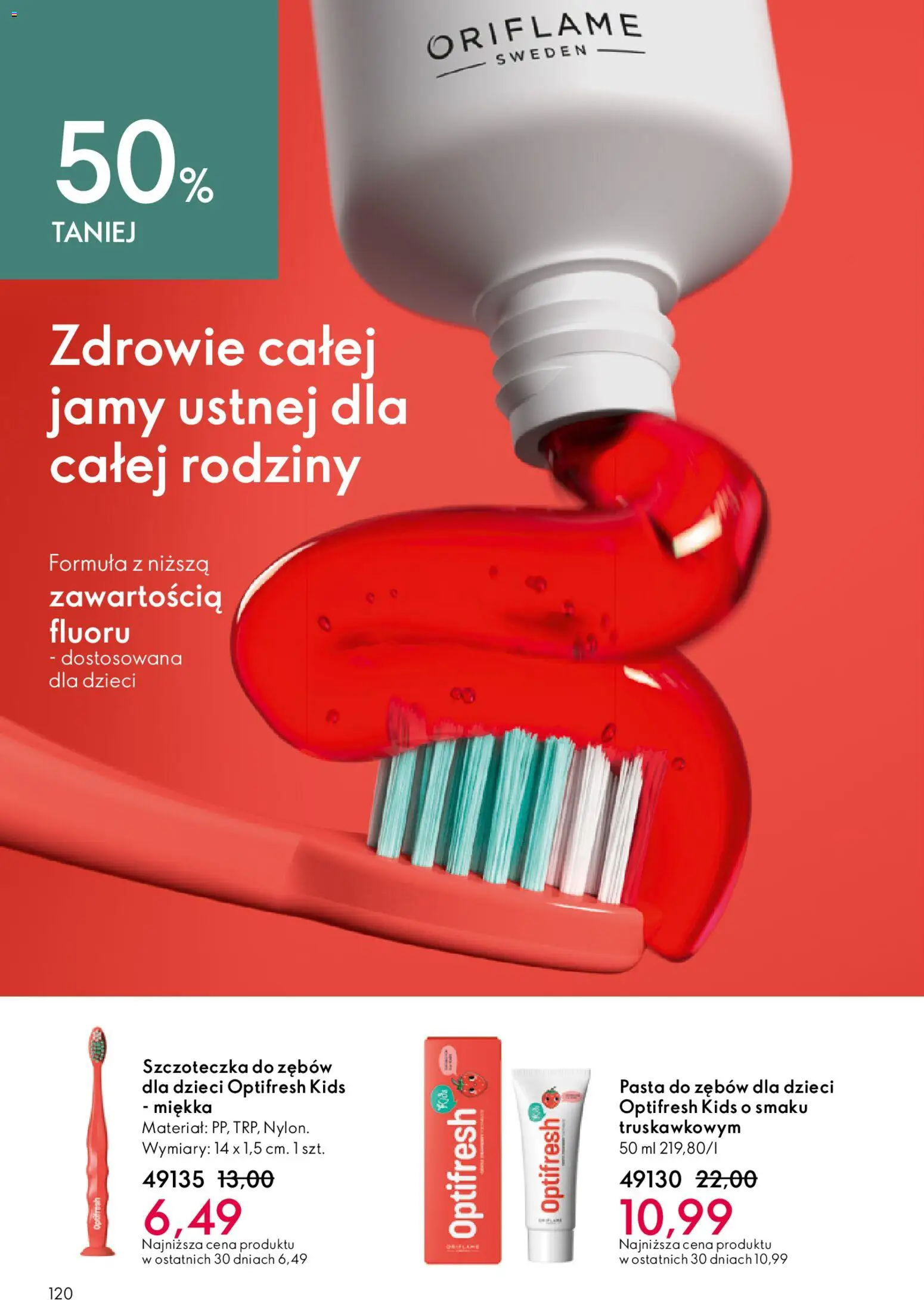 Oriflame Katalog 6 2026 od 15.04.2026 | Strona: 120 | Produkty: Pasta do zębów, Szczoteczka do zębów