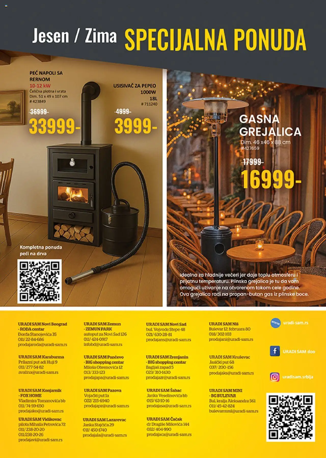 Uradi Sam katalog - važi od 15.10.2025 | Strana: 12 | Proizvode: Usisivač za pepeo, Usisivač, Vrata, Grejalica