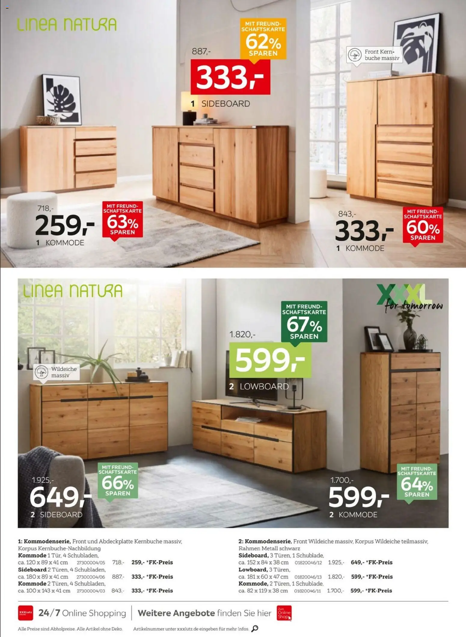 XXXL Lutz - Jubiläum – gültig ab 04.01.2026 | Seite: 8 | Produkte: Sideboard, Lowboard, Kommode