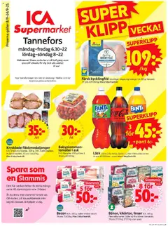 ICA Supermarket - Linköping - Förhandsvisning av reklamblad från butik ICA Supermarket aktuell från 08.09.2025