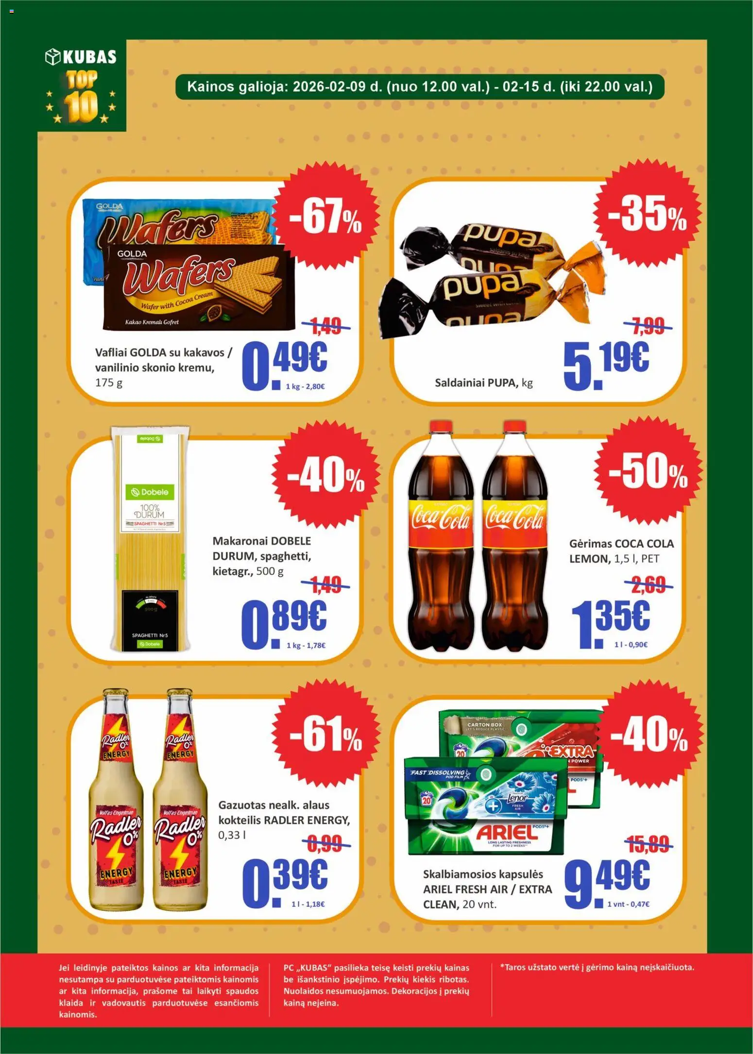 Kubas akcijos nuo 09.02.2026 | Puslapis: 2