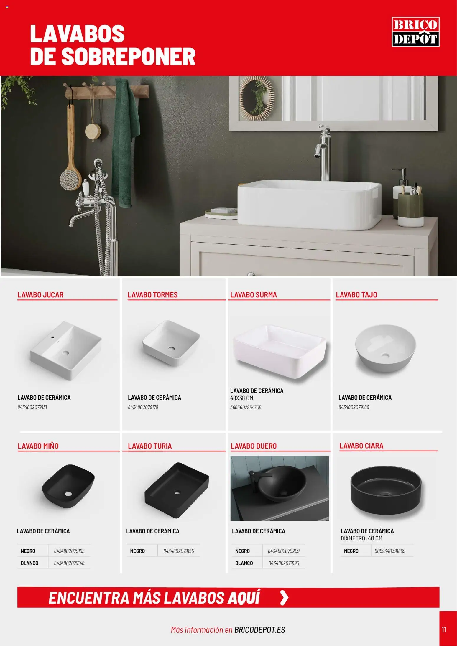 Brico Depôt Baños │ válido desde el 02.03.2026 | Página: 11 | Productos: Lavabo