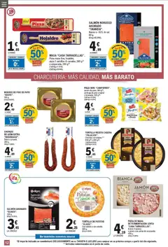 Vista previa E.Leclerc folleto válido desde el 11.03.2026 | Página: 12 | Productos: Mousse, Jamón, Salmón ahumado, Loncheado
