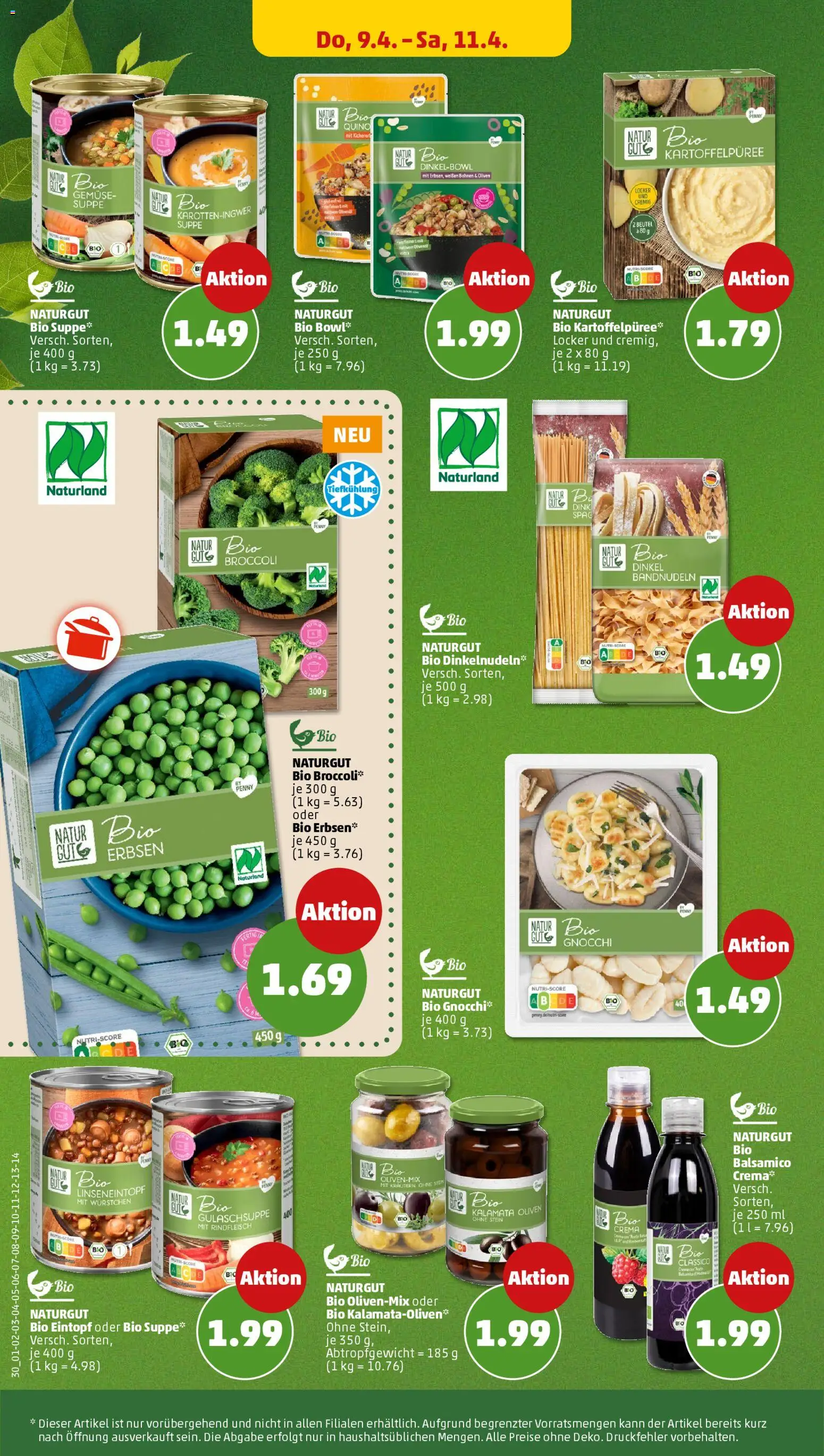 Penny Prospekt 	 – gültig ab 07.04.2026 | Seite: 30 | Produkte: Balsamico, Gemüse, Rindfleisch, Erbsen