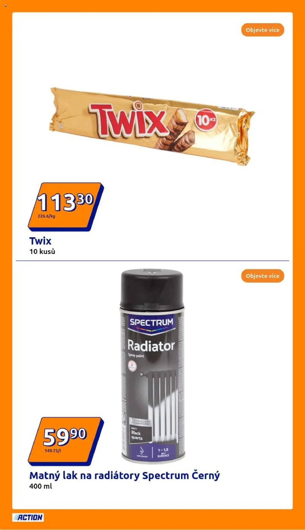 Action leták od 06.08.2025 | Strana: 16 | Produkty: Twix, Radiátor