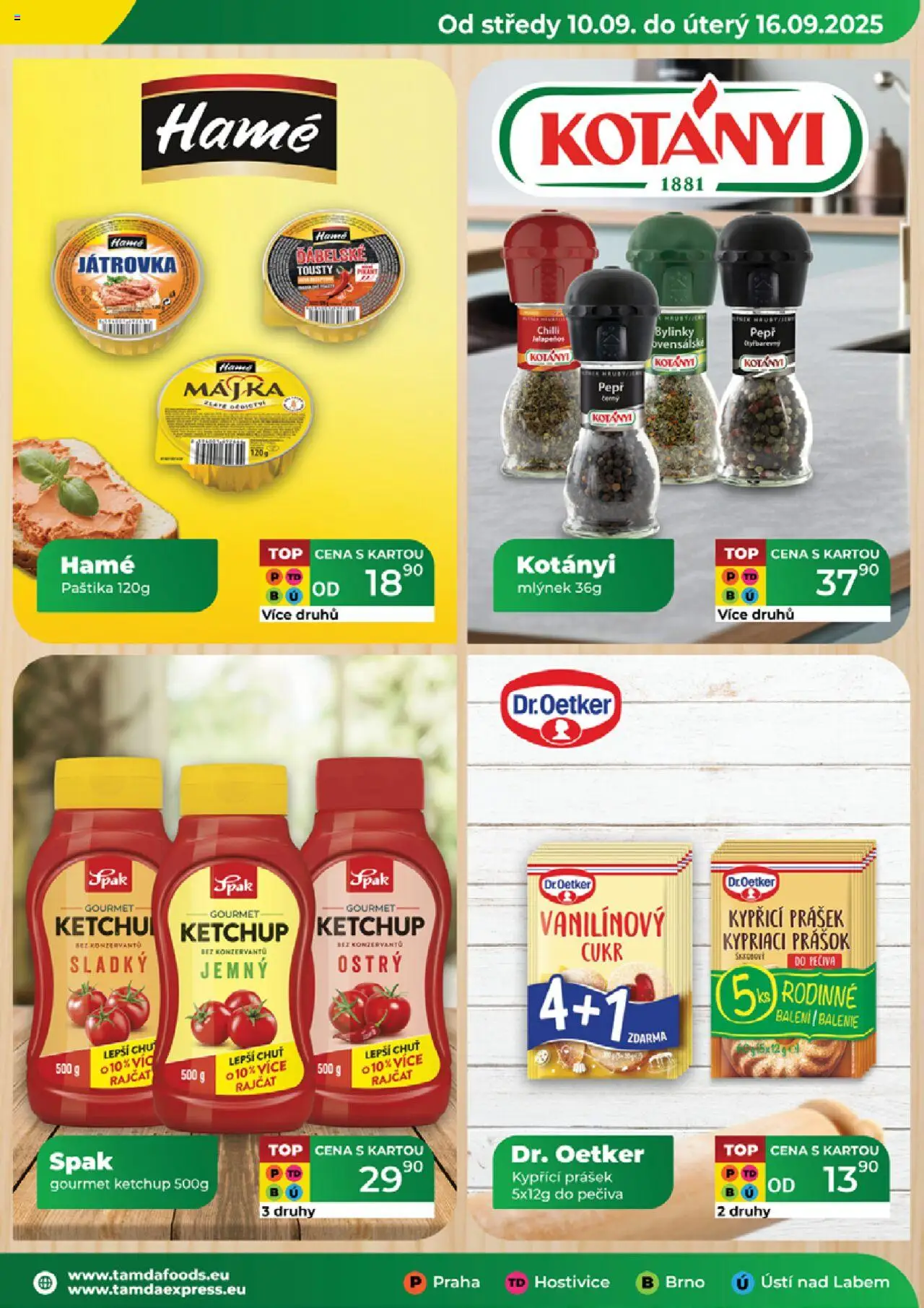 Tamda Foods leták od 10.09.2025 | Strana: 11 | Produkty: Gourmet, Mlýnek, Cukr, Paštika