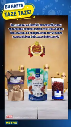 Metro Taze Ürünler - 24.07.2025 tarihinden itibaren geçerlidir | Sayfa: 2