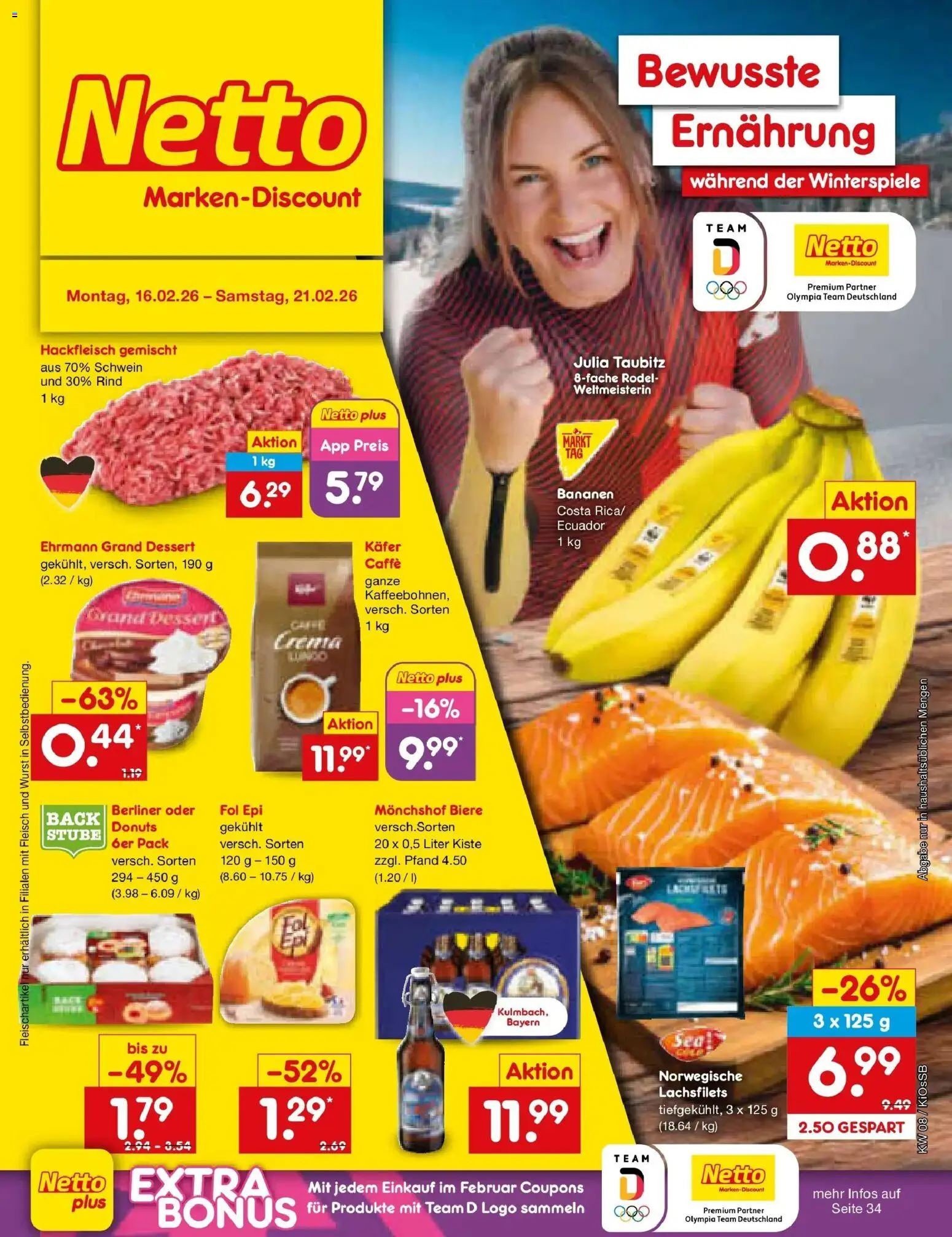Netto Marken-Discount - Netto: Wochenangebote – gültig ab 15.02.2026 | Seite: 1