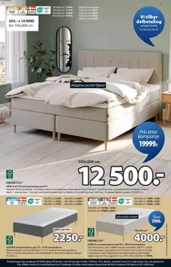 Forhåndsvisning av JYSK kundeavis gyldig fra 06.10.2025 | Side: 7 | Produkter: Overmadrass, Kontinentalseng, Суміш дитяча, Sengegavl