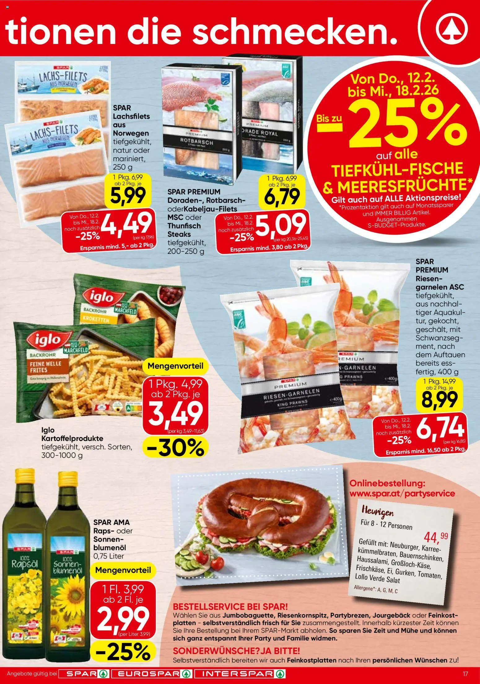 Spar Flugblatt - Steiermark gültig ab 12.02.2026 | Seite: 17 | Produkte: Salat