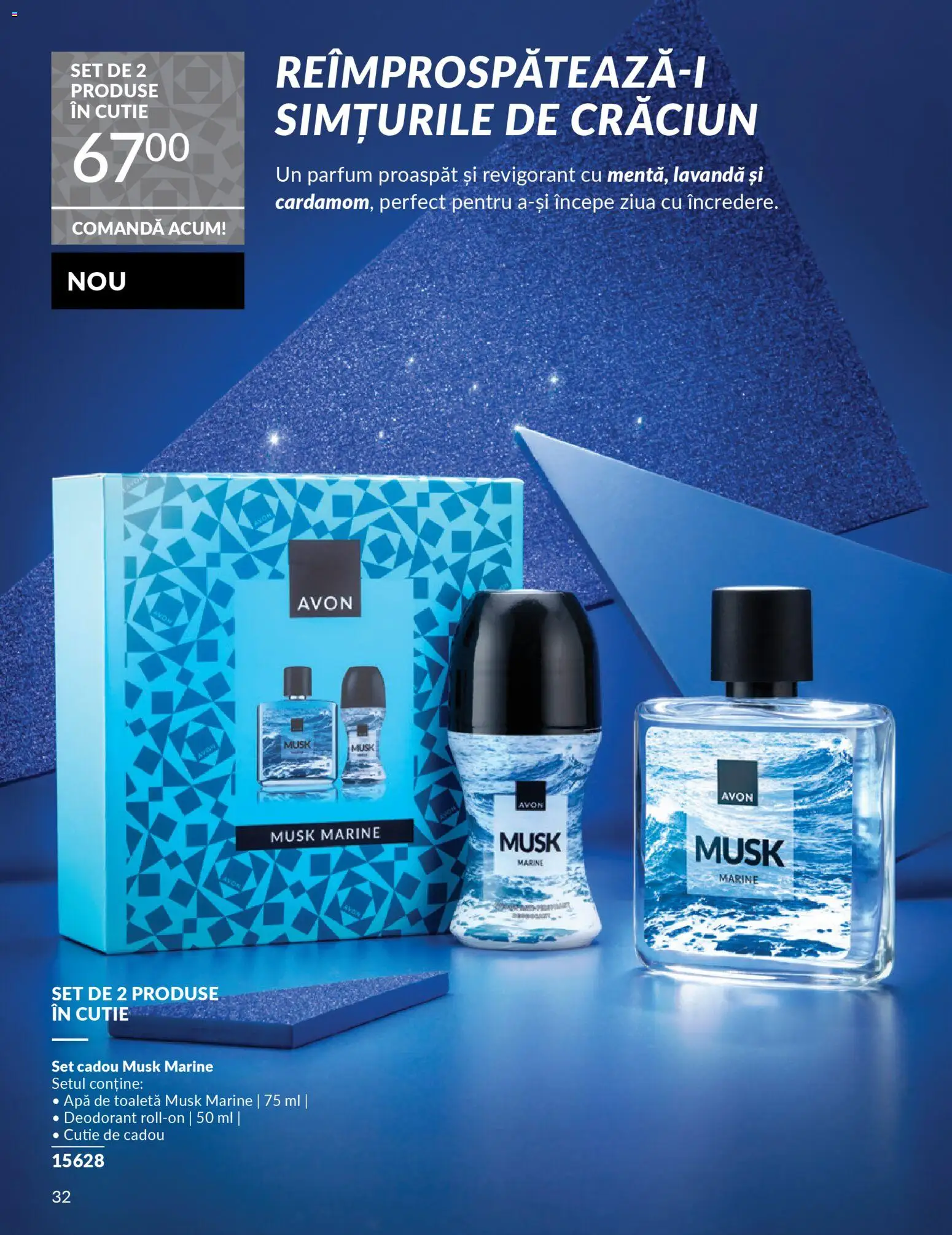 Noul catalog Avon – valabil de la 01.12.2025 | Pagină: 34 | Produse: Cutie, Parfum, Deodorant, Apă
