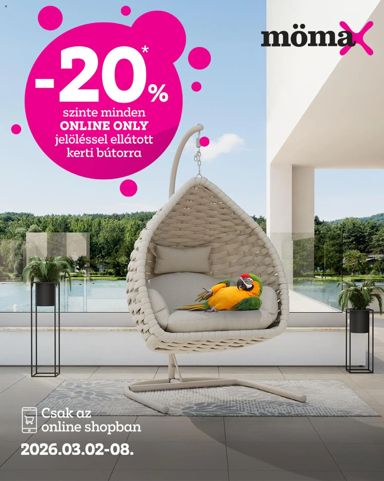 Mömax akciós ujság - amely érvényes a következő dátumtól: 02.03.2026 | Oldal: 1