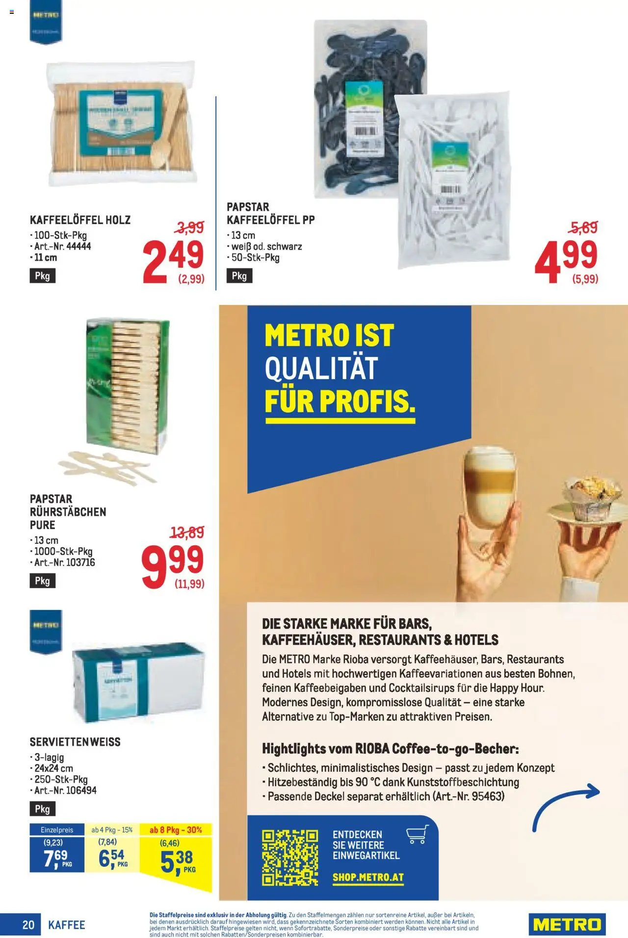 Metro  Kaffee Spezial gültig ab 04.09.2025 | Seite: 20 | Produkte: Kaffee