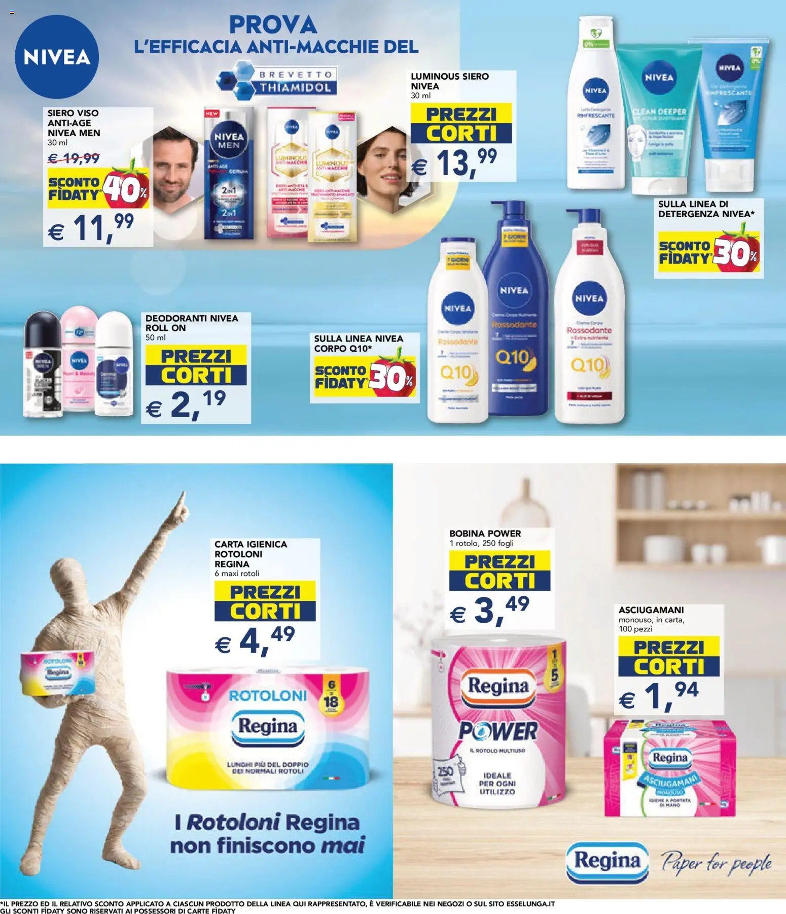 Volantino Esselunga S del 08.04.2026 | Pagina: 24 | Prodotti: Carta igienica