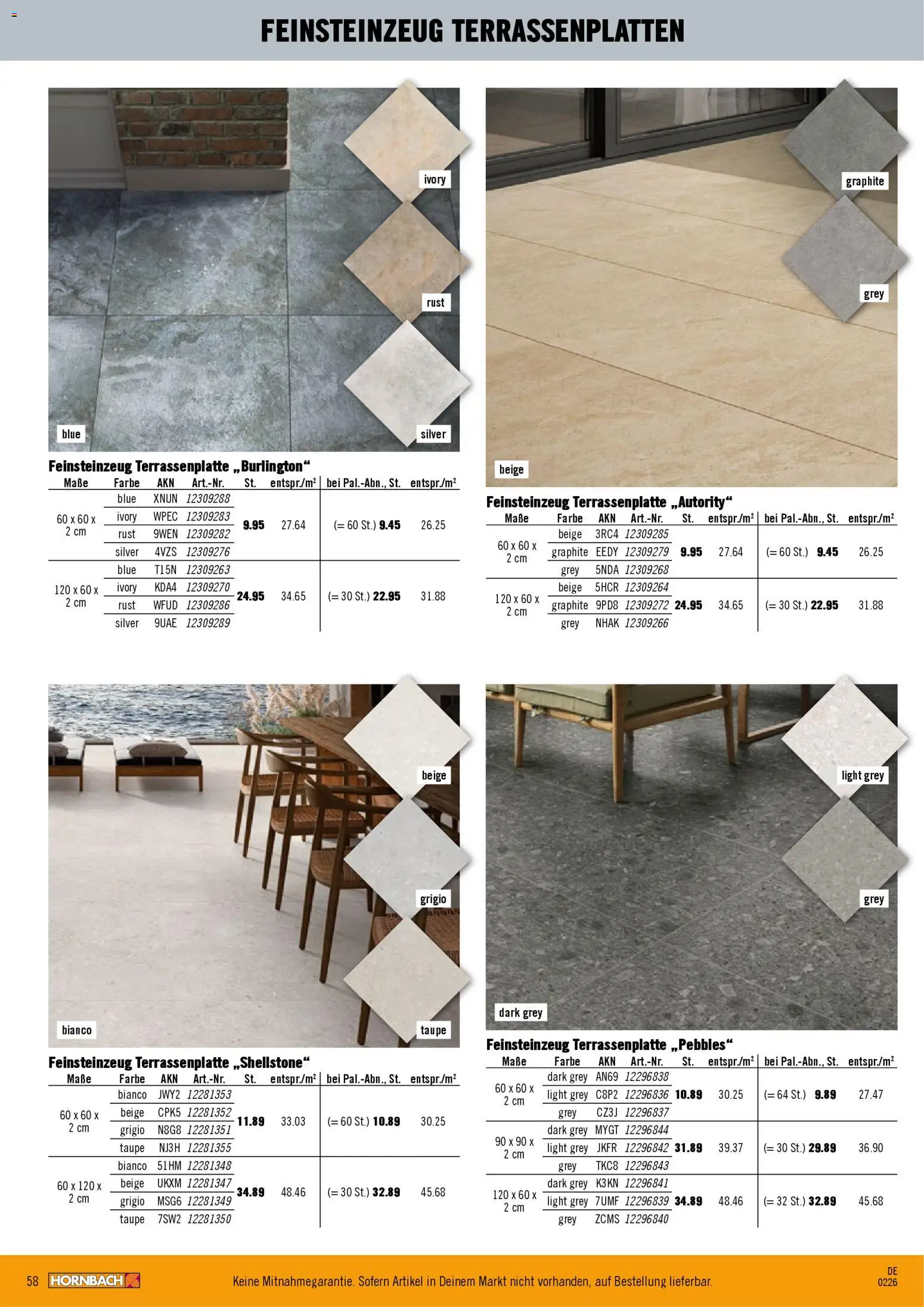 Hornbach Garten- & Terrassengestaltung – gültig ab 12.02.2026 | Seite: 58