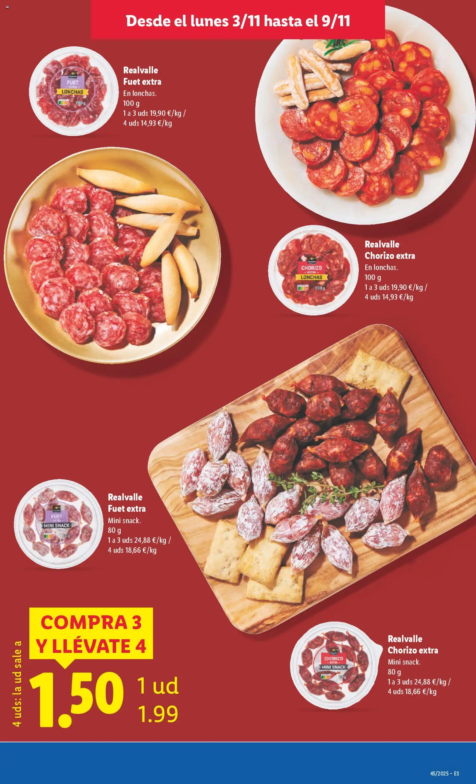 Lidl folleto │ válido desde el 03.11.2025 | Página: 17 | Productos: Salami