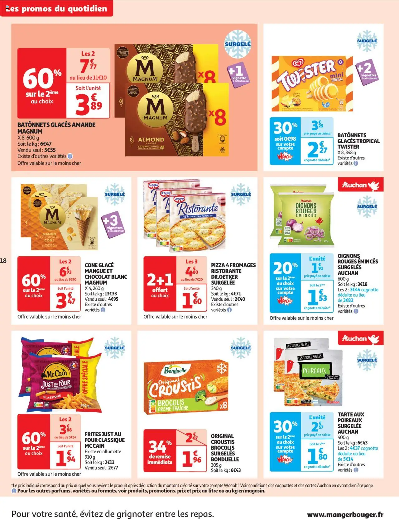  | Page: 18 | Produits: Pizza 4 fromages, Four, Pizza, Oignons
