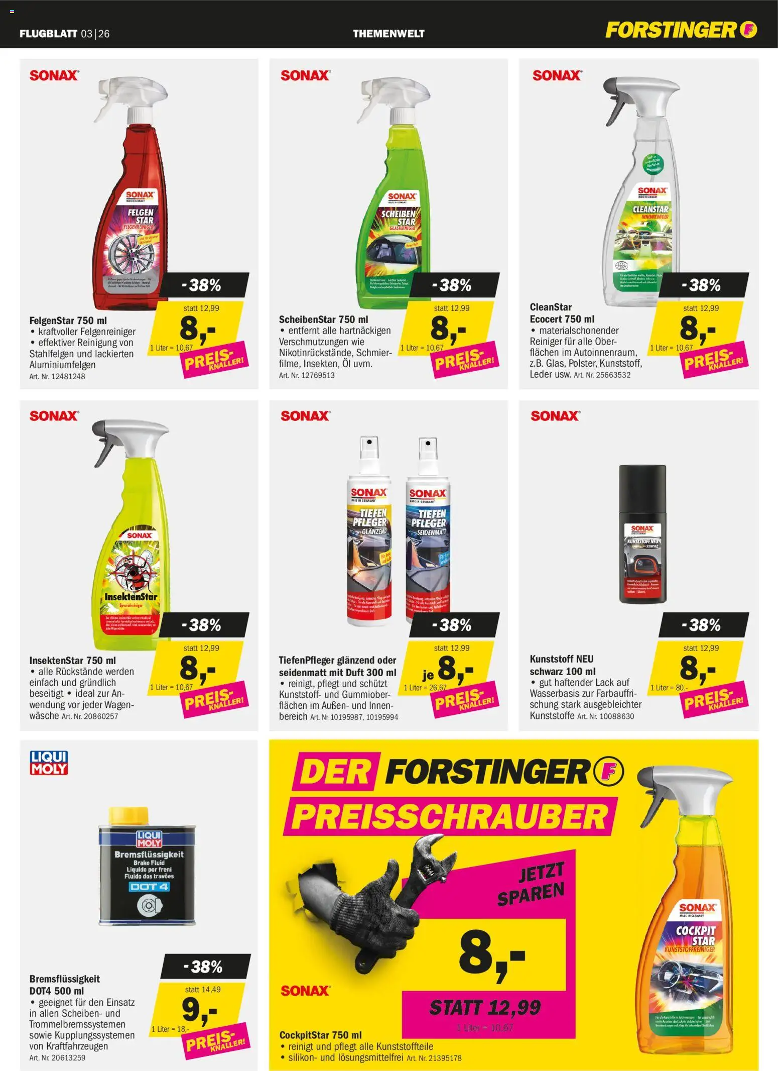 Forstinger Flugblatt gültig ab 25.02.2026 | Seite: 7 | Produkte: Duft, Öl