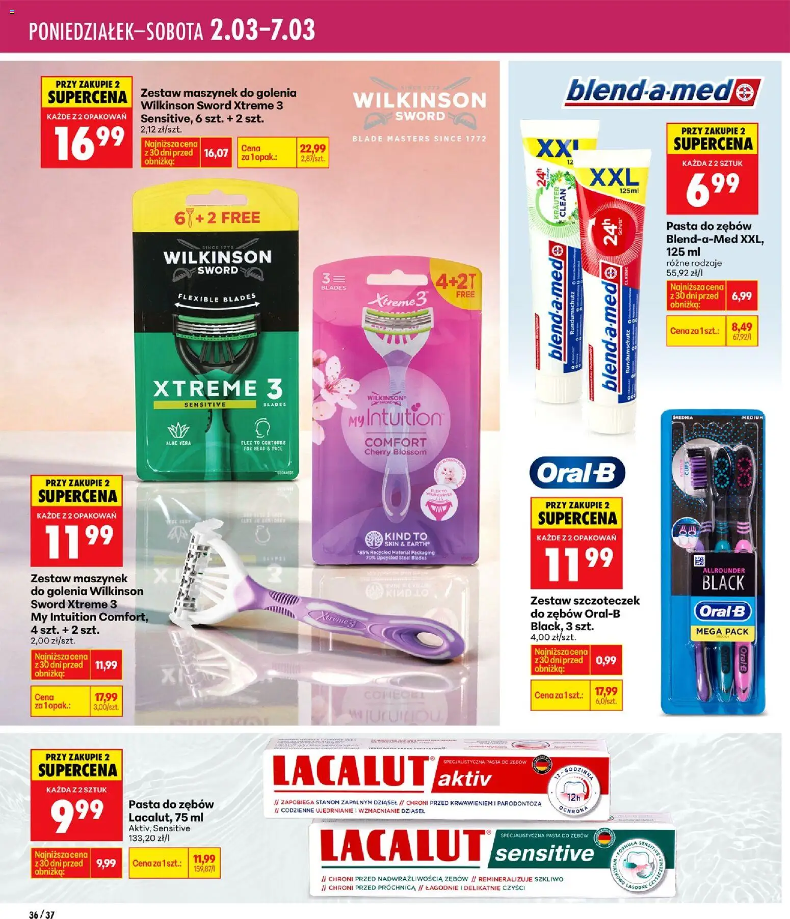 Biedronka Polsko leták - Twoje piękne strony od 26.02.2026 | Strana: 36 | Produkty: Lacalut, Aloe vera