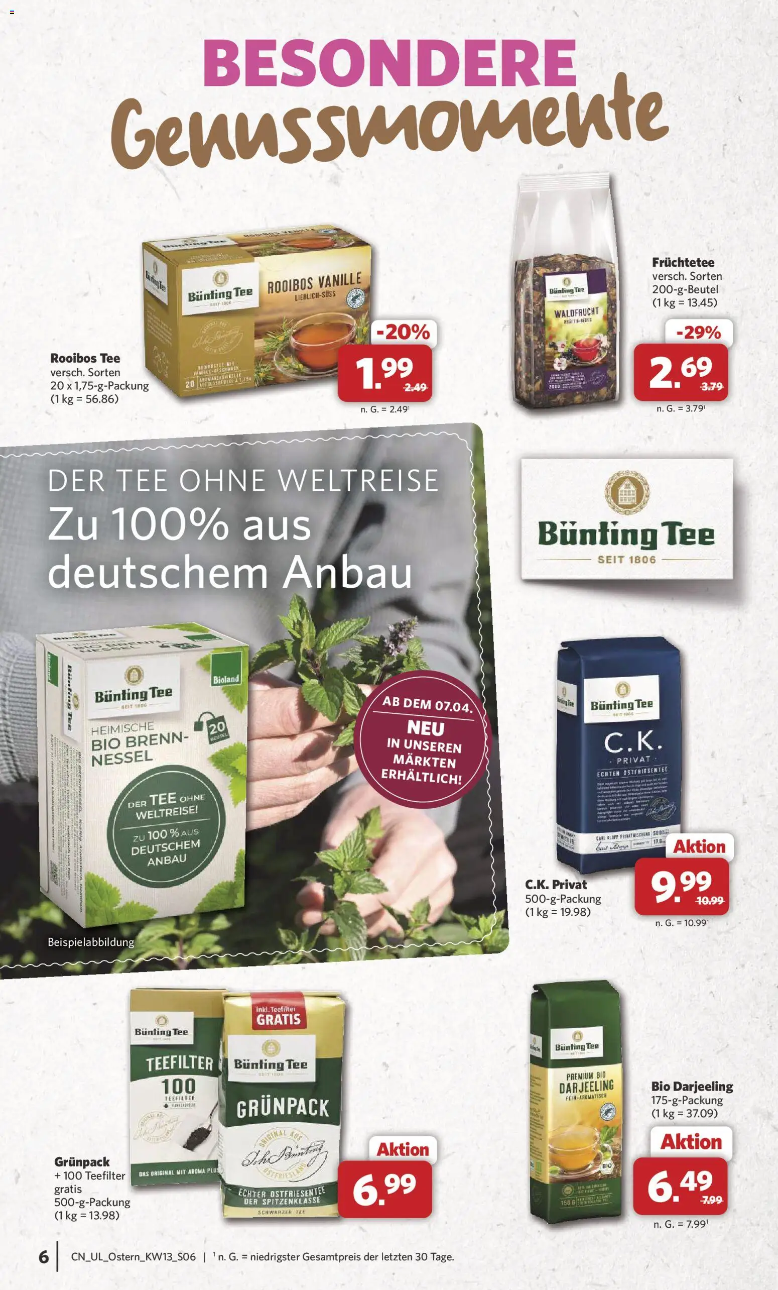 Combi Ostern – gültig ab 22.03.2026 | Seite: 6 | Produkte: Tee