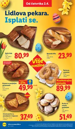 Pecivo sa susamom, 120 g - pregled Lidl kataloga - važi od 02.04.2026 | Strana: 18