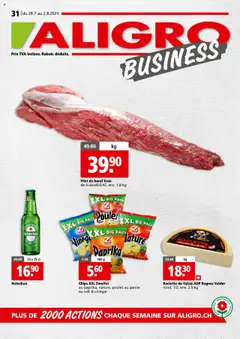 Vorschau von dem Prospekt - Aligro Business - Chavannes, Matran, Genève, Sion ab 28.07.2025