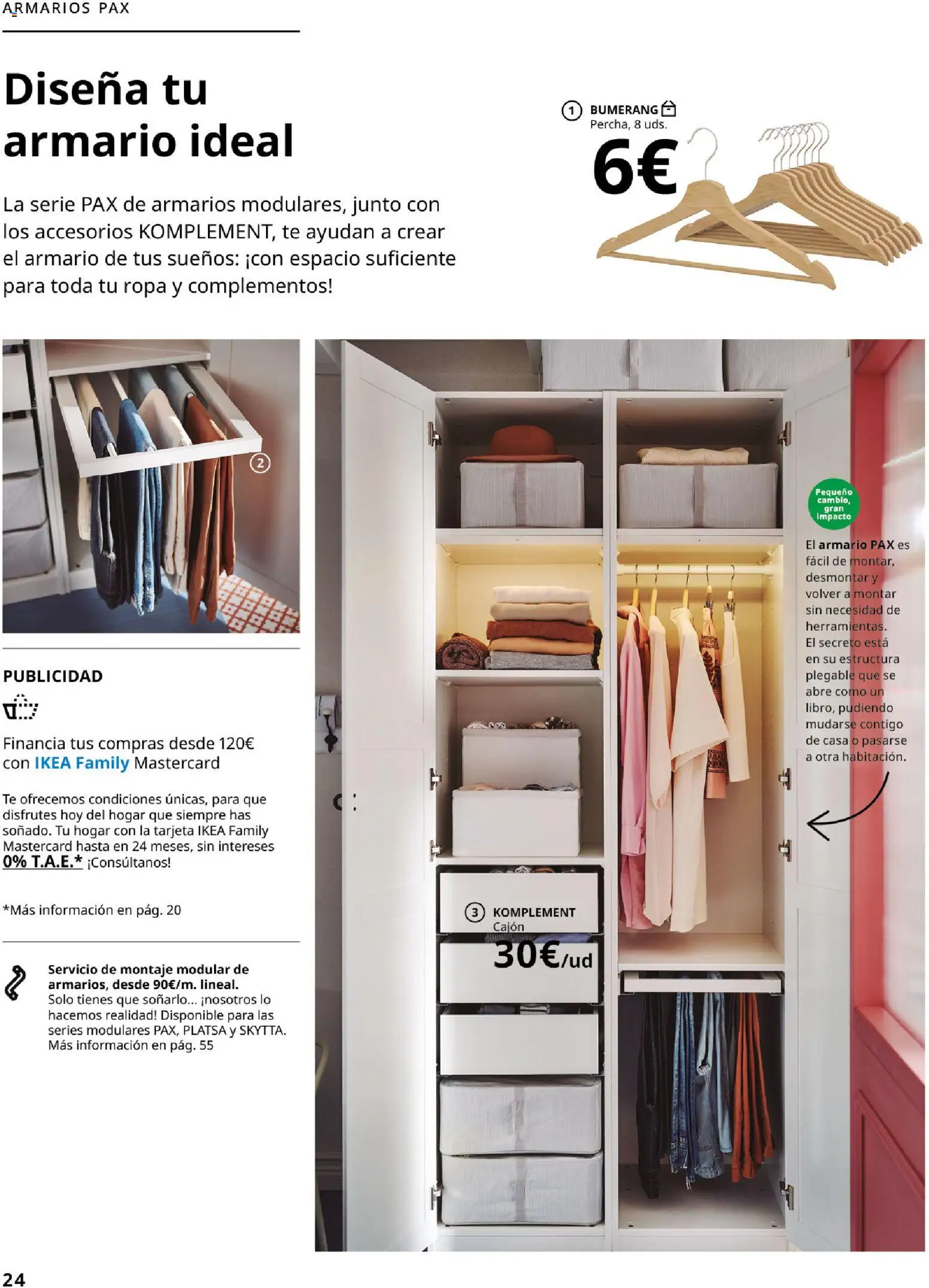 Catálogo IKEA Organización en el hogar │ válido desde el 15.01.2026 | Página: 24 | Productos: Té, Ropa, Armario