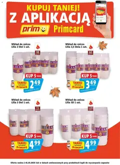 Pogląd oferty "Prim Market Promocje - Primcard" - ważna od 02.10.2025