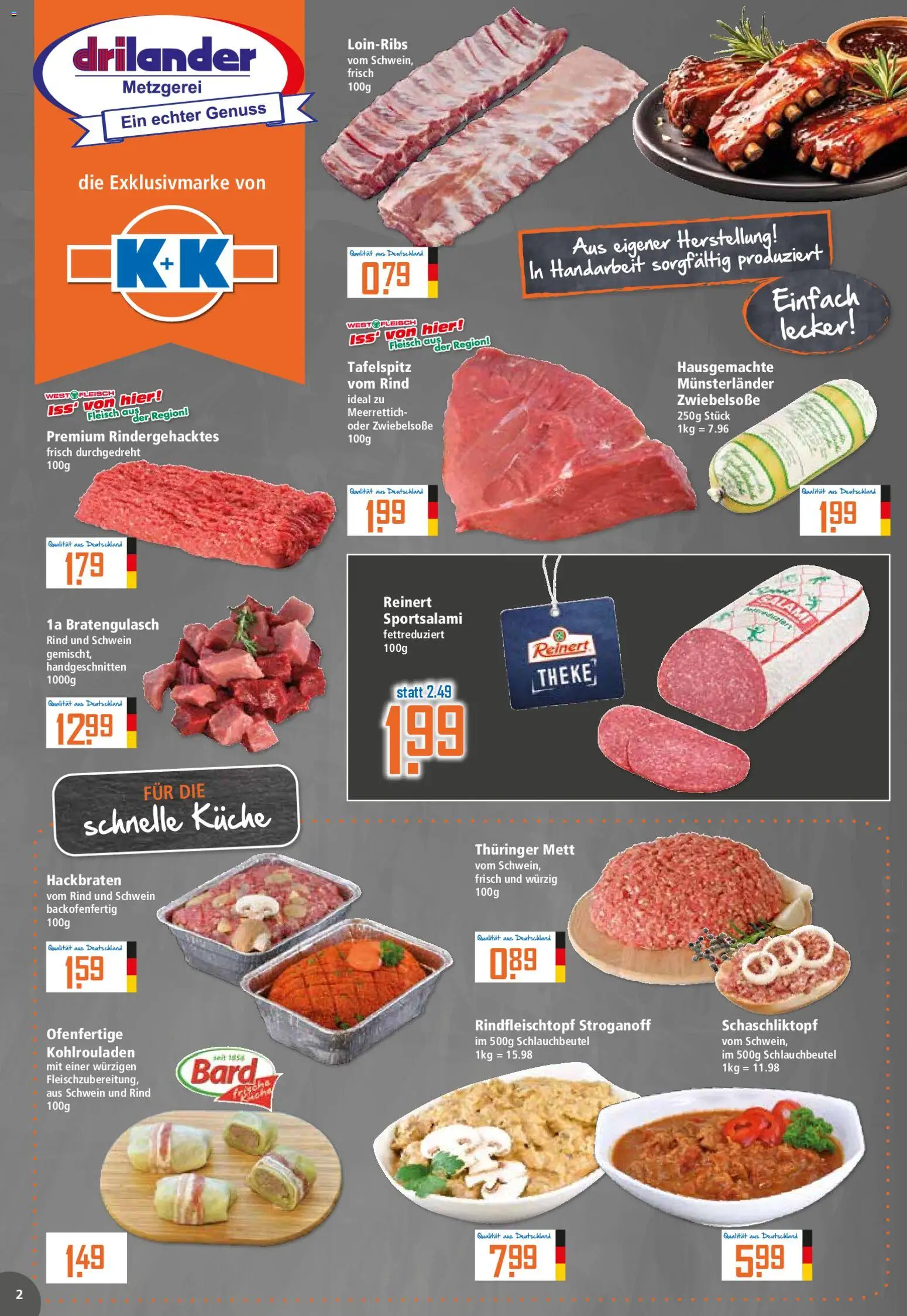 Klaas & Kock Prospekt 	 – gültig ab 19.01.2026 | Seite: 2 | Produkte: Tafelspitz, Theke, Küche, Fleisch