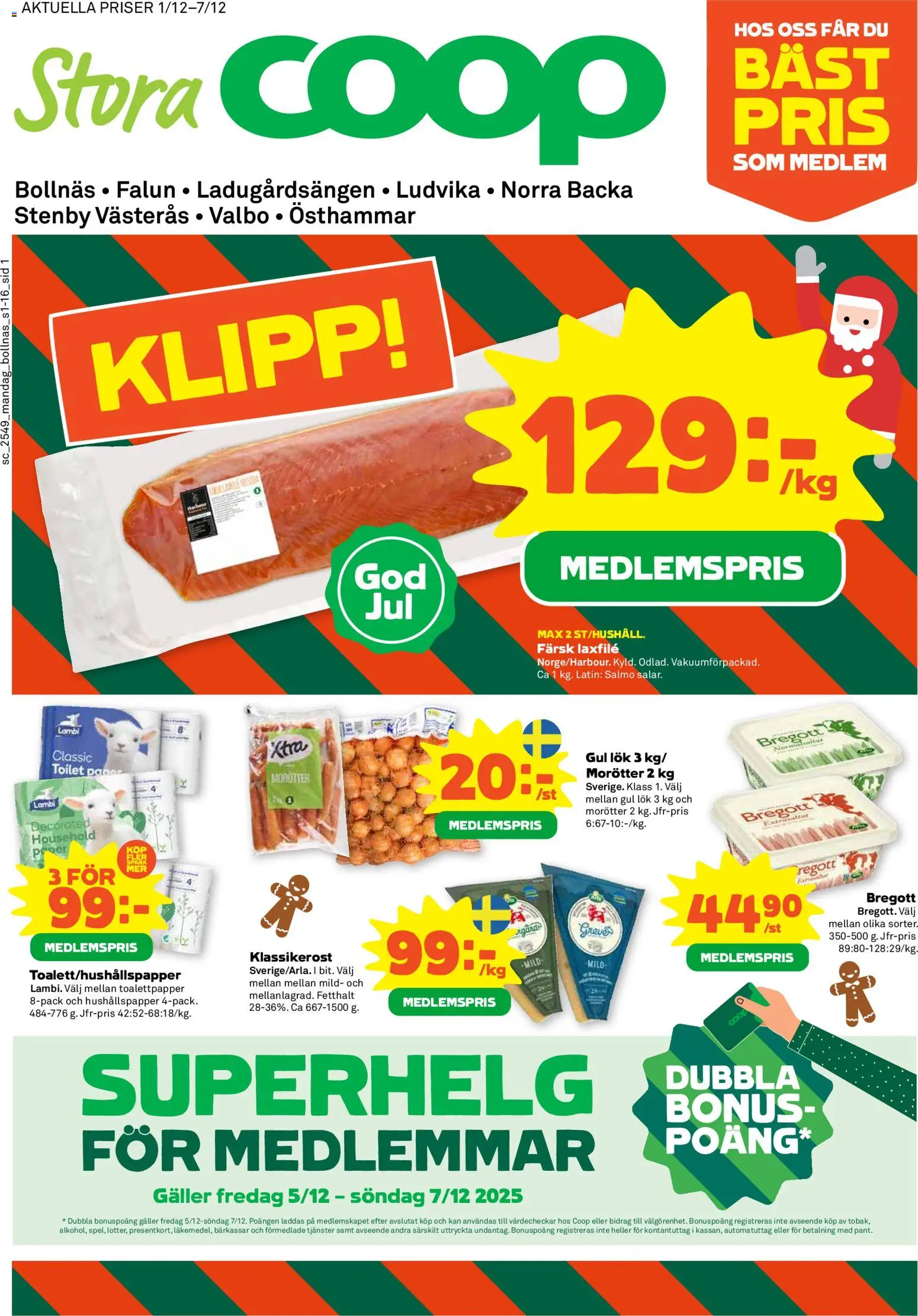 Stora Coop reklamblad aktuell från 01.12.2025 | Sida: 1