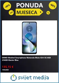 Katalog Svijet medija - Pregled kataloga iz trgovine Svijet medija, vrijedi od 04.02.2026 | Stranica: 5 | Proizvodi: Smartphone