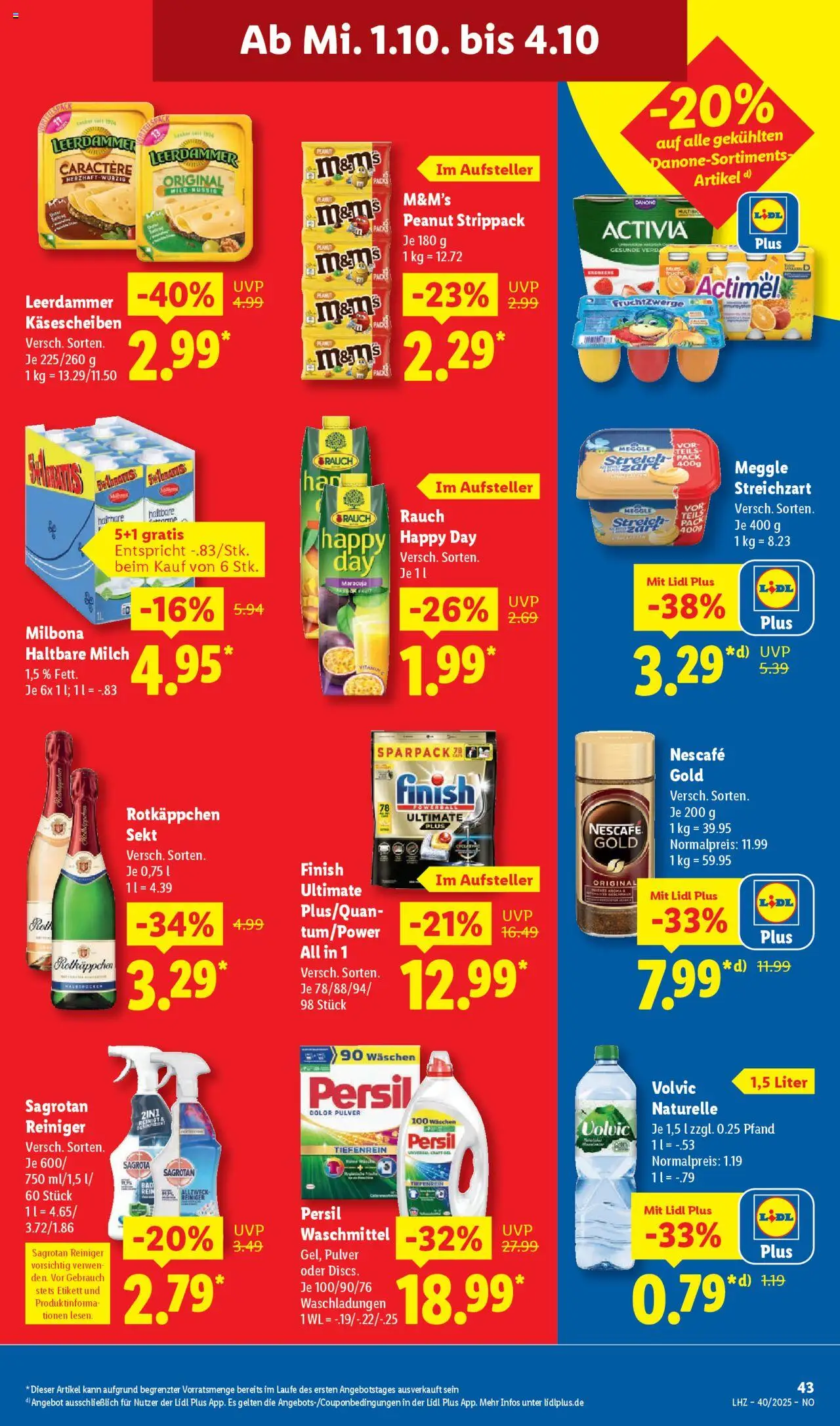 Lidl Prospekt Holzminden – gültig ab 29.09.2025 | Seite: 63 | Produkte: Fruchtzwerge, Sekt, Haltbare milch, Rotkäppchen