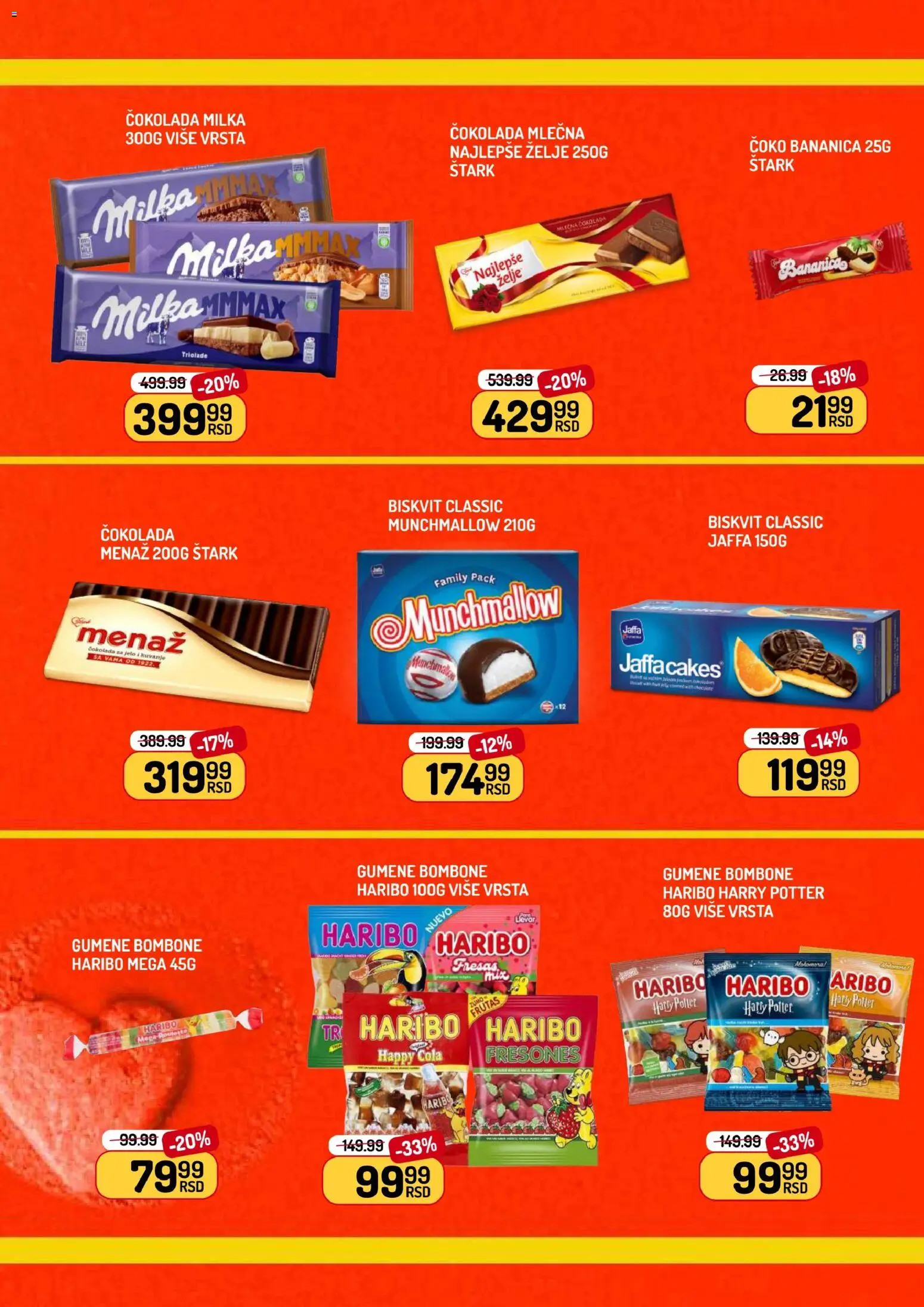 Aman katalog - važi od 24.04.2026 | Strana: 14 | Proizvode: Milka, Munchmallow, Gumene bombone, Čokolada