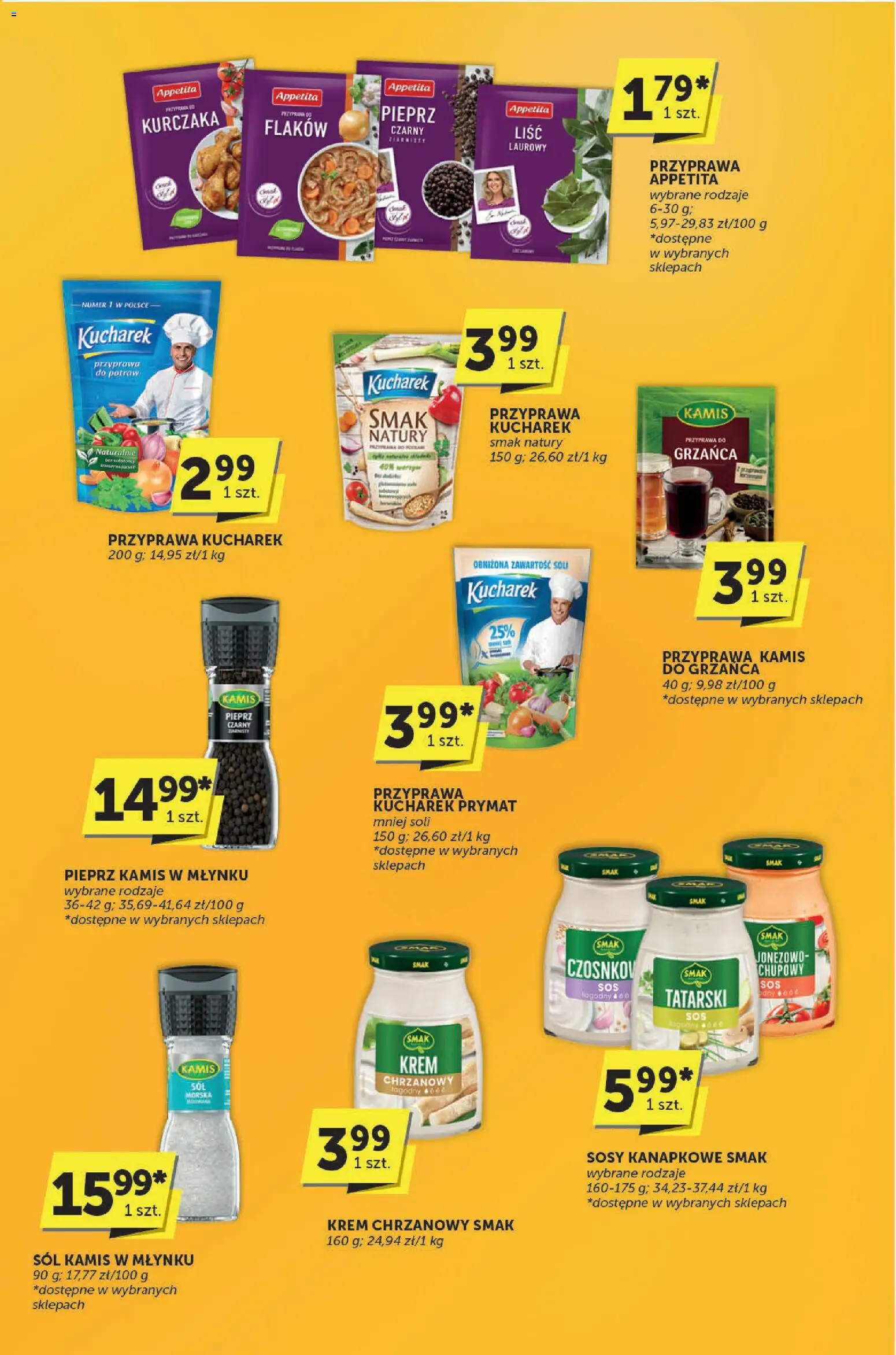 Groszek Gazetka - Katalog od 30.10.2025 | Strona: 13 | Produkty: Krem, Sól, Pieprz