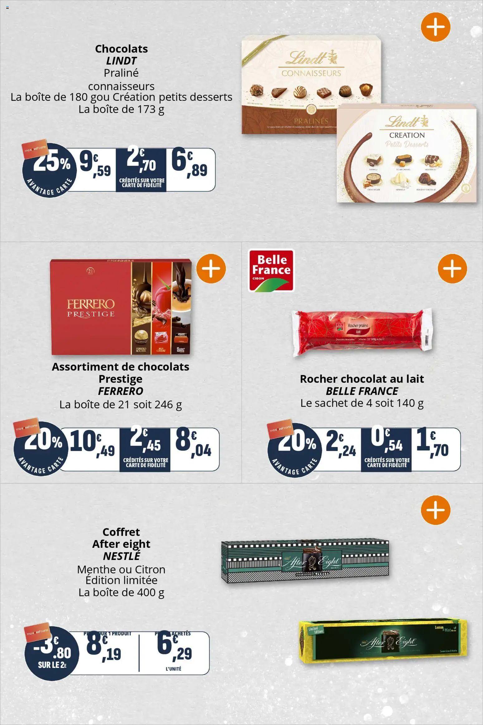 {H1} | Page: 8 | Produits: Citron, Menthe, Chocolat, Lindt