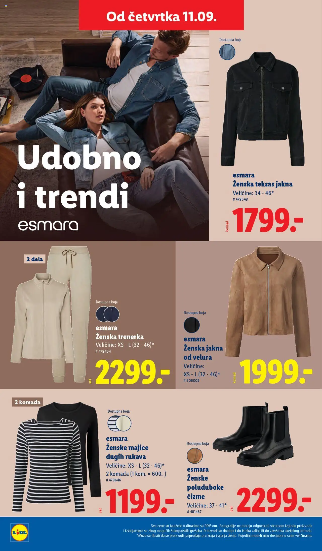 Lidl katalog - važi od 11.09.2025 | Strana: 36 | Proizvode: Čizme, Jakna