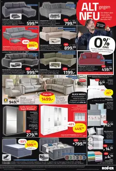 Roller - Black Friday ab 16.11.2025 gültig | Seite: 3 | Produkte: Wohnlandschaft, Sofa, Liege, Schrank