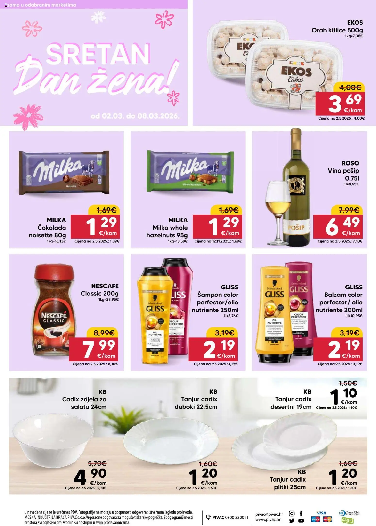 Pivac katalog | vrijedi od 02.03.2026 | Stranica: 12 | Proizvodi: Kiflice, Čokolada, Zdjela, Orah