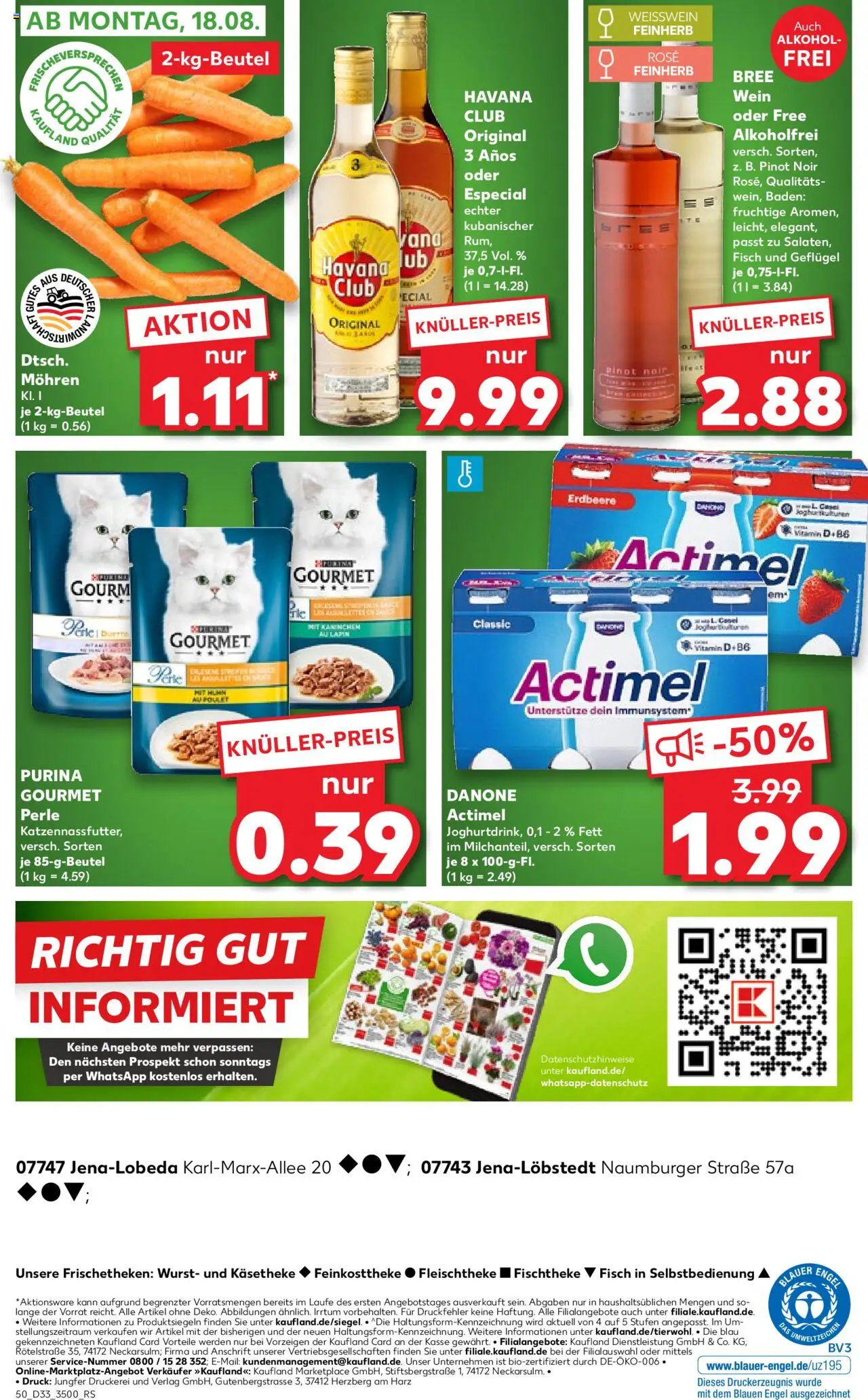 Kaufland prospekt Jena	 - gültig ab dem 14.08.2025 | Seite: 50 | Produkte: Weißwein, Bree, Wurst, Wein