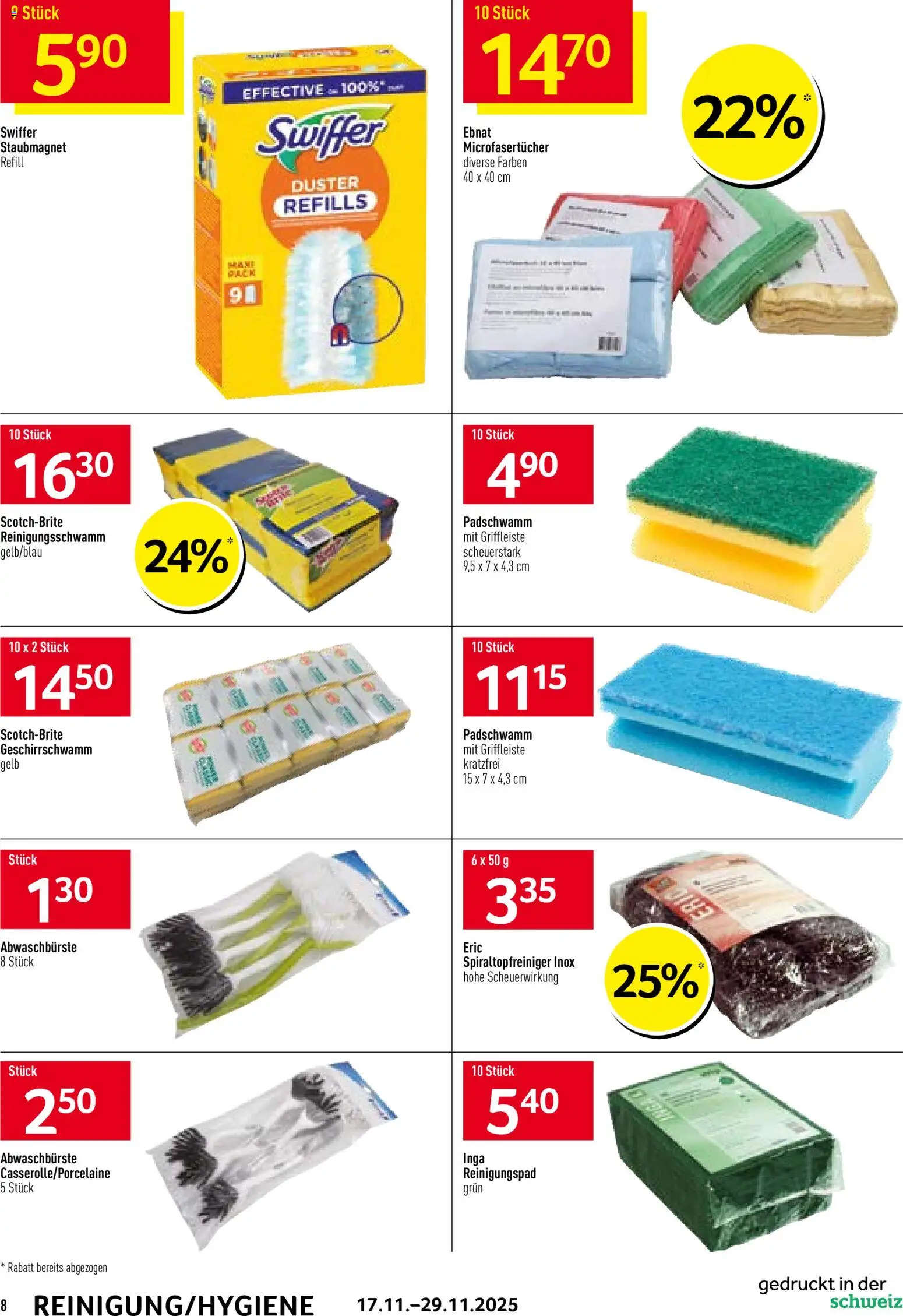 Prodega Aktionen Reinigung – gültig ab 17.11.2025 | Seite: 8