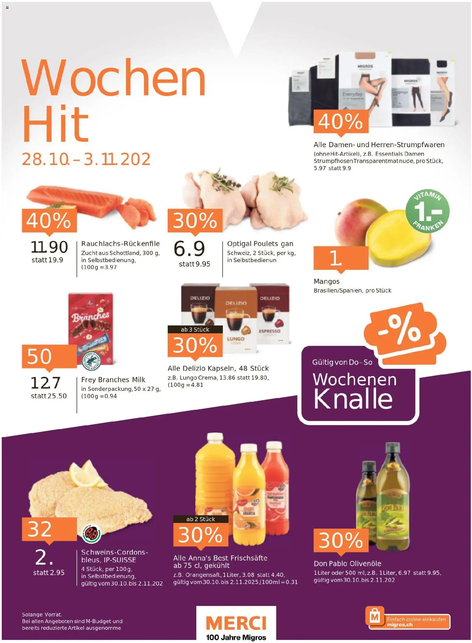 Migros Migros-Magazin-44-2025-d-AA – gültig ab 27.10.2025 | Seite: 72